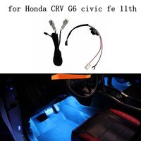 Car Interior Atmosphere Lamp LED Foot Light For Honda Civic 11th fe 2022 2023 CRV G6 2023 2024 HRV 2022+