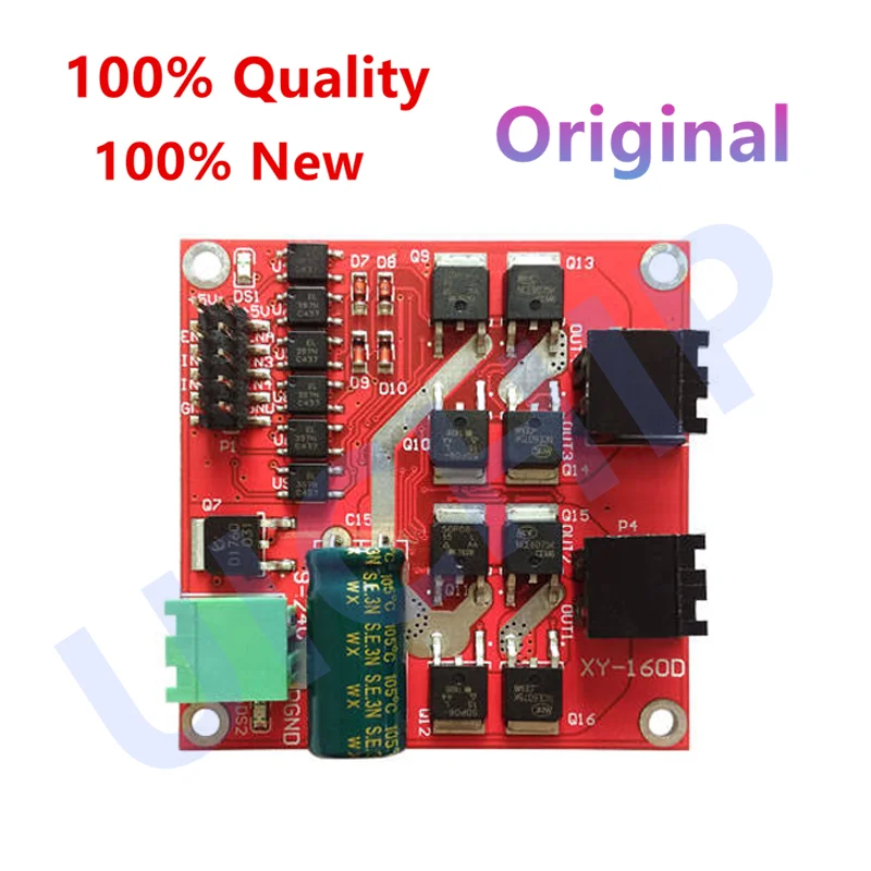 7A 160 Вт двойной модуль привода двигателя постоянного тока промышленного класса положительная отрицательная скорость ШИМ L298 логика XY-160D 7A 160 Вт двойной модуль привода двигателя постоянного тока промышленного класса положительная отрицательная скорость ШИМ L298 логика XY-160D