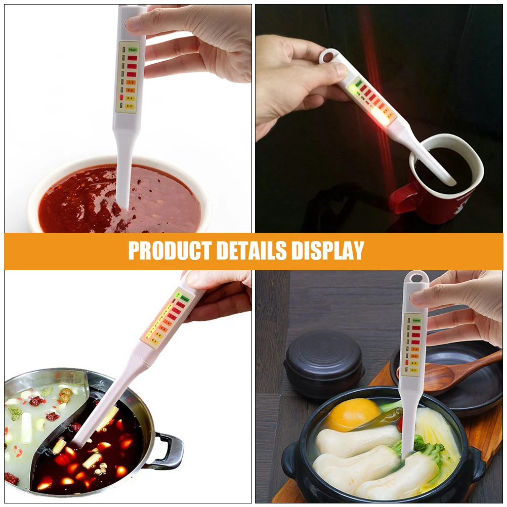 Portable Handheld Salt Concentration Tester Electronic Salinometer Food Salt Measurement Device Kitchen Supply
