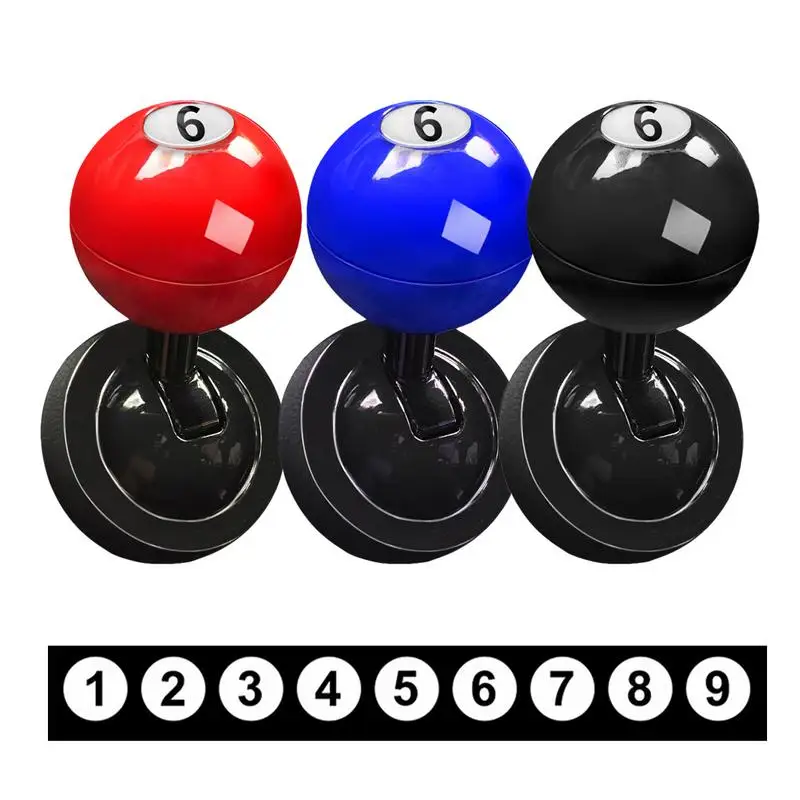 Car Start Button Joystick Billiard Ball Auto One-Button Start Lever Car Engine Start Stop Button Joystick Ball Car Decoration