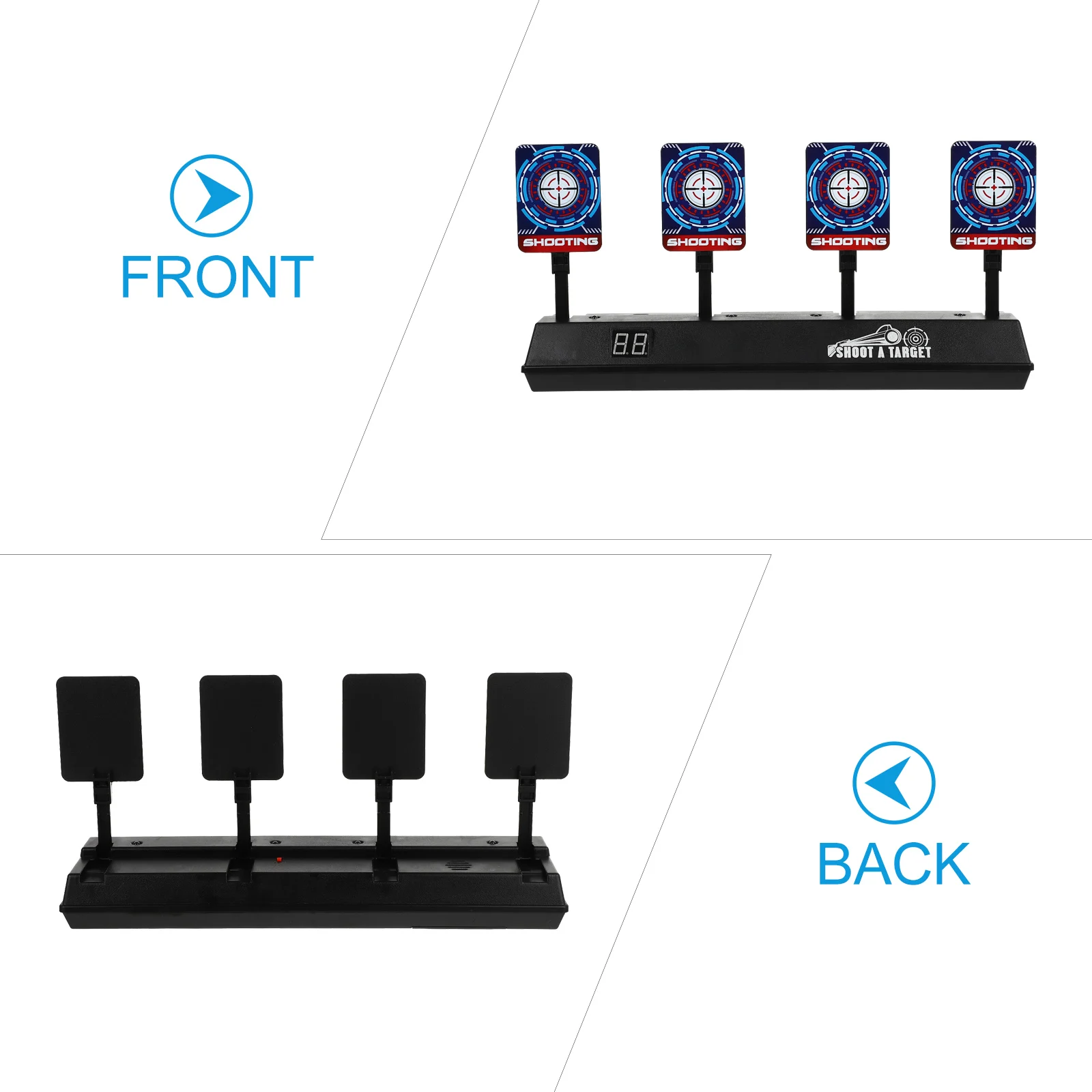 

Electronic Scoring for Shooting Game High Precision Auto Return System Enjoyable Shooting