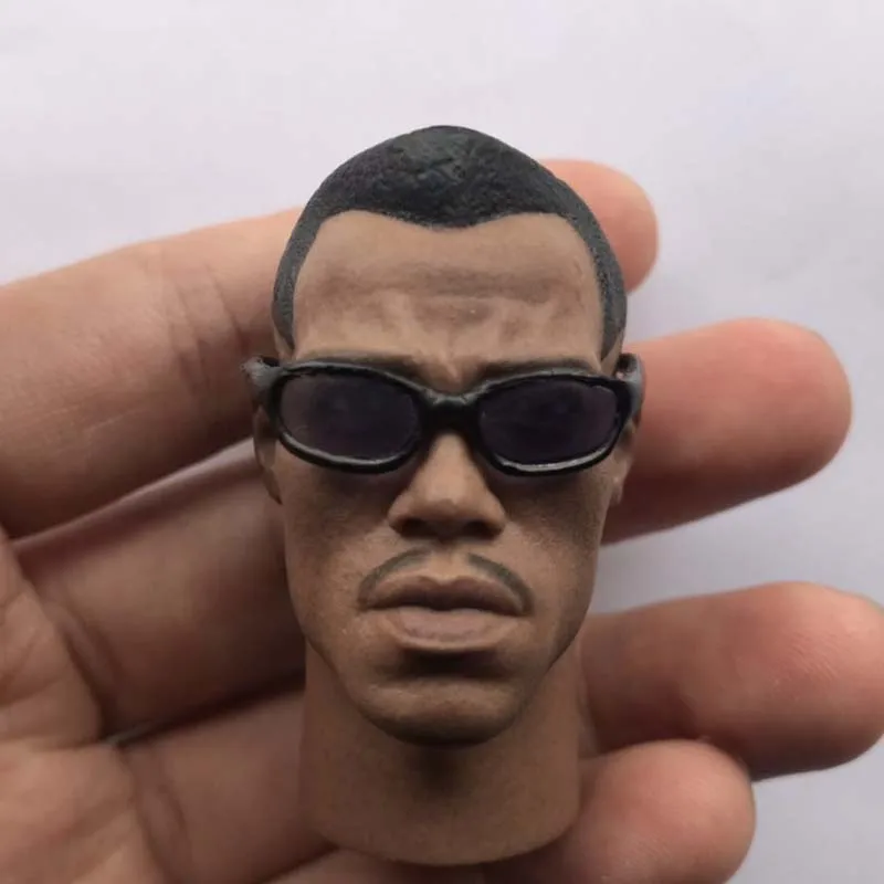 

Модель головы Wesley Snipes в масштабе 1/6, игрушки с солнцезащитными очками, подходит для 12-дюймовых фигурок HT, тело для фотографий