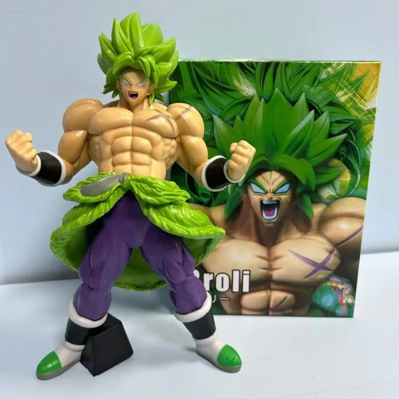 

Dragon Ball anime Super Saiyan Roar Broly Statue model.PVC action figures Toys Desktop decoration collection Toy gift