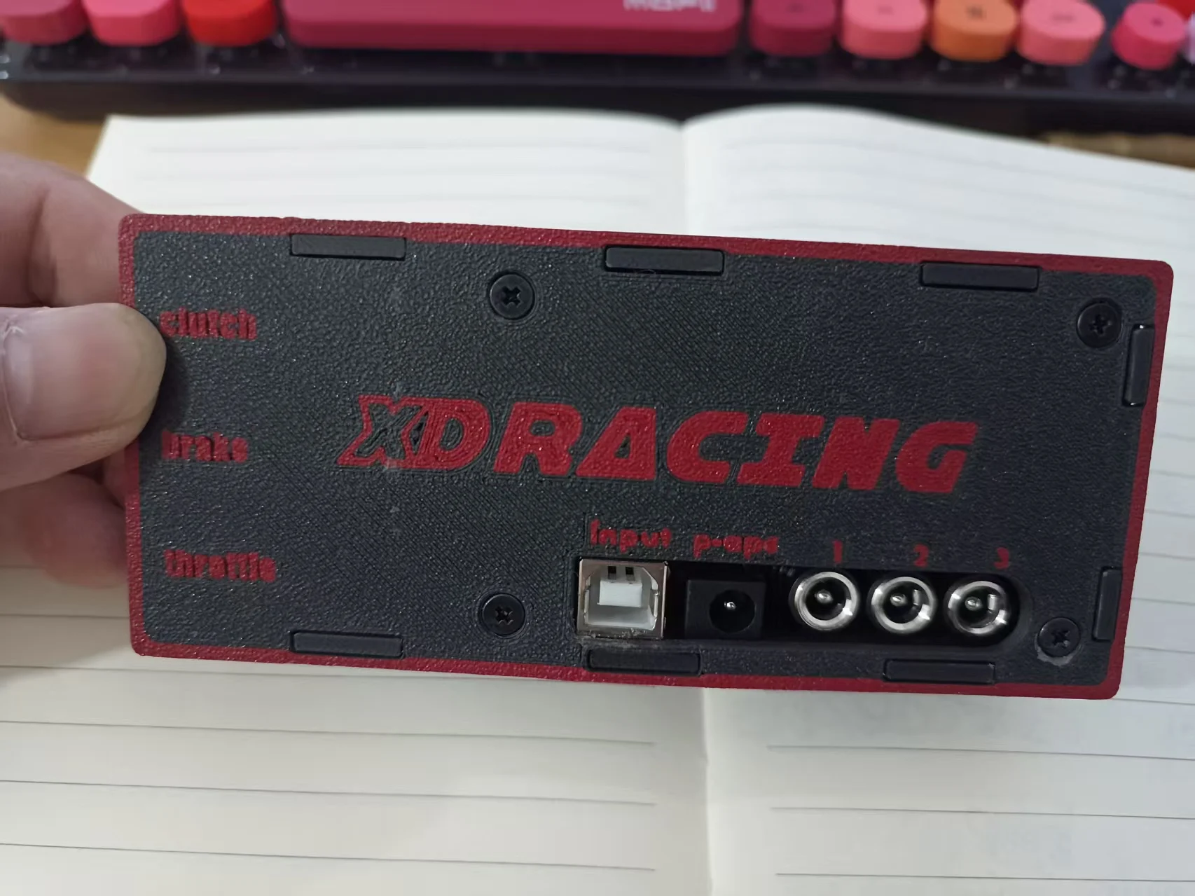 

Racing steering wheel simulator base direct insertion universal weighing sensor pedal control box