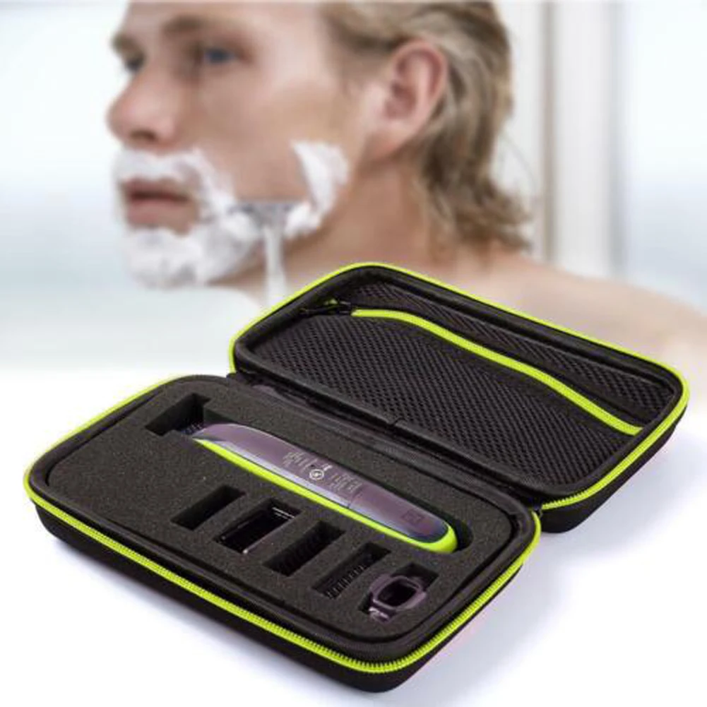 Travel Carry Protective Bag Shockproof Shaver Hard Case Portable Shaver Storage Bag for Philips OneBlade QP2520 90/70 QP2630 70