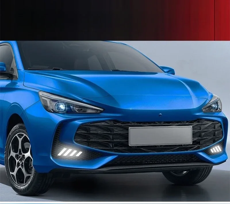 For MG MG3 2024 Car Led Daytime Running Lights Upgrade Front Fog Lights Modification Yellow Flowing Turn Signal Lamp Accessories detail image 16