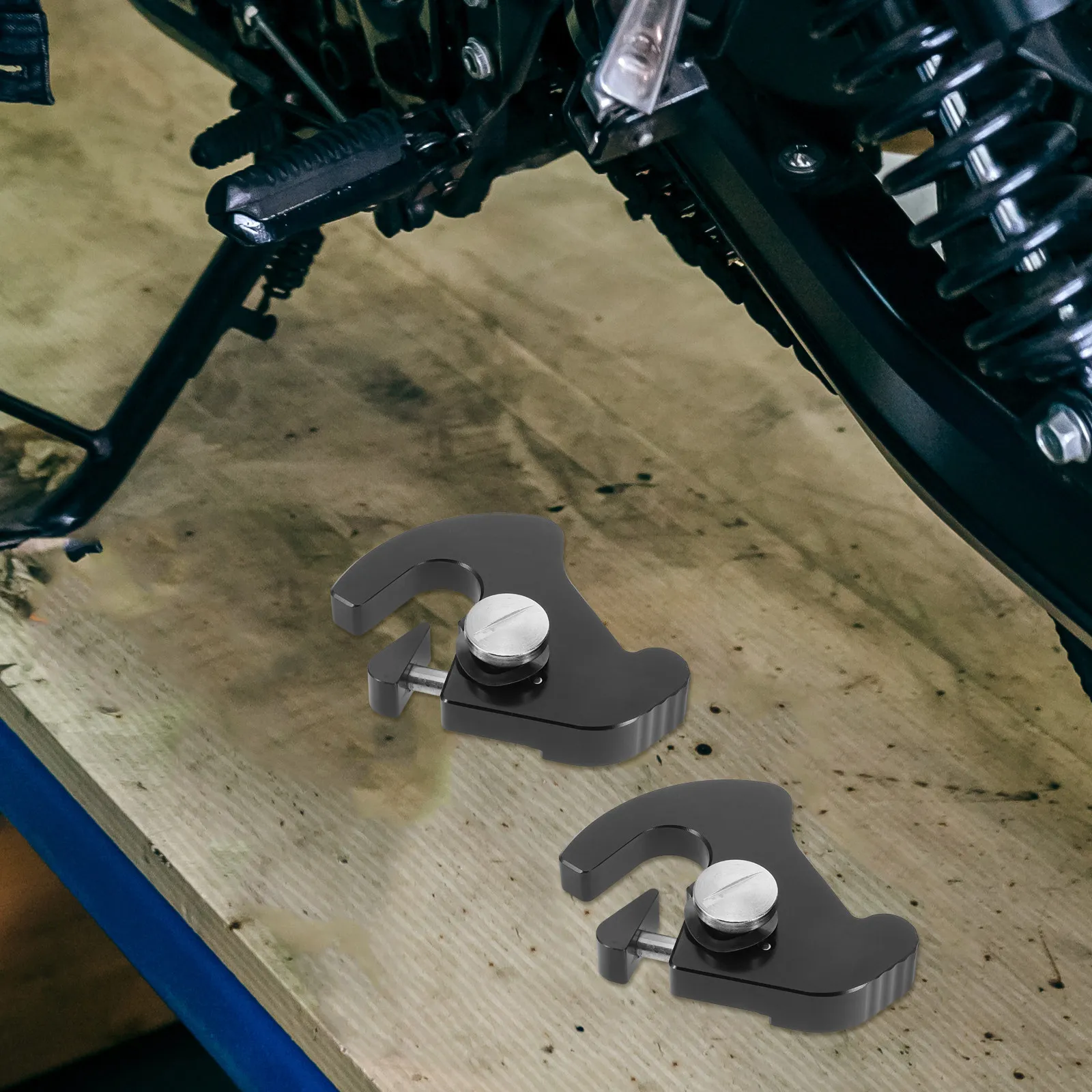 

Motorcycle Rack Latch Clip Quick Release Detachable Rotary Locking Clamp for Luggage Rack Fast Secure Attachment Enhanced Visual