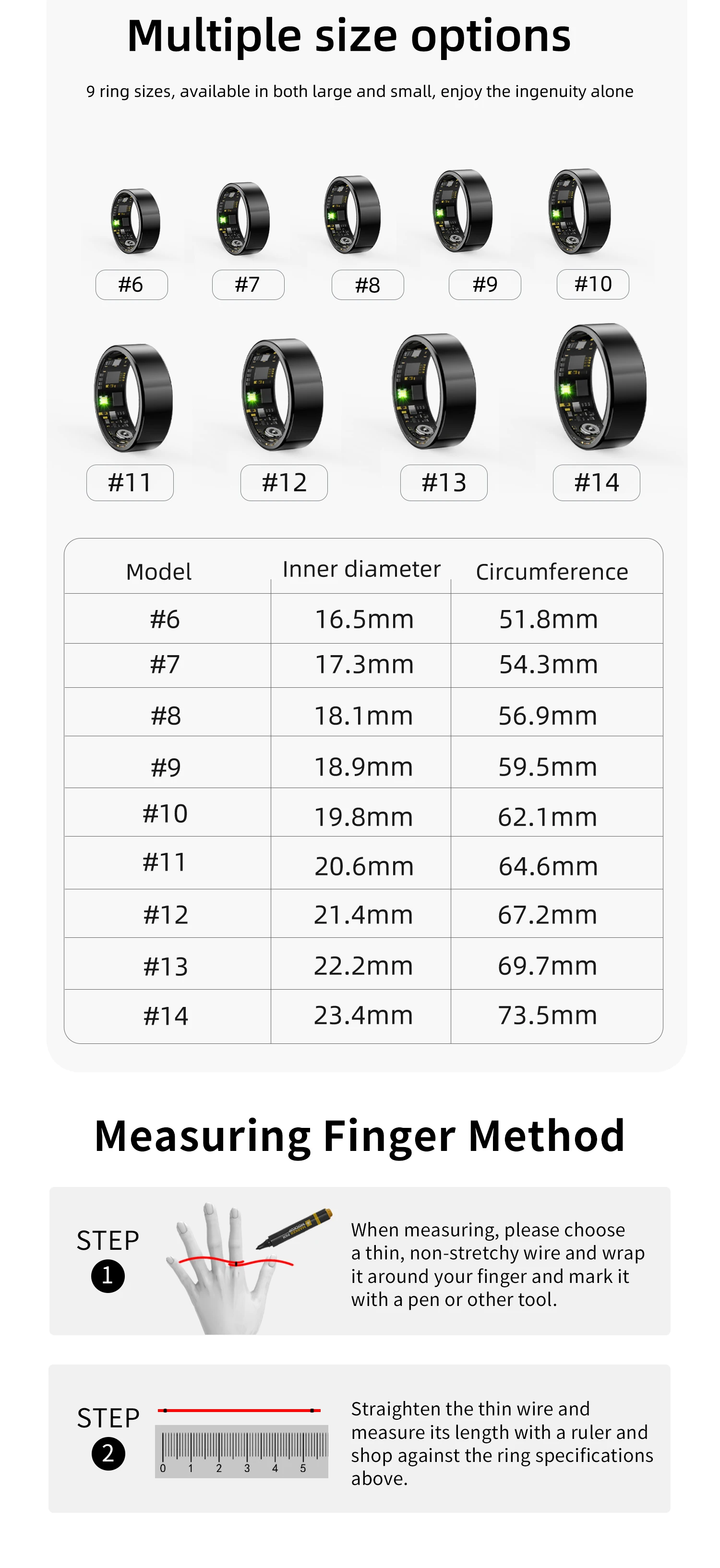 R11M Smart Ring Women Heart Rate Blood Oxygen Calorie Records Multi Sports Mode IP68 Fashion Finger Ring Fitness Tracker