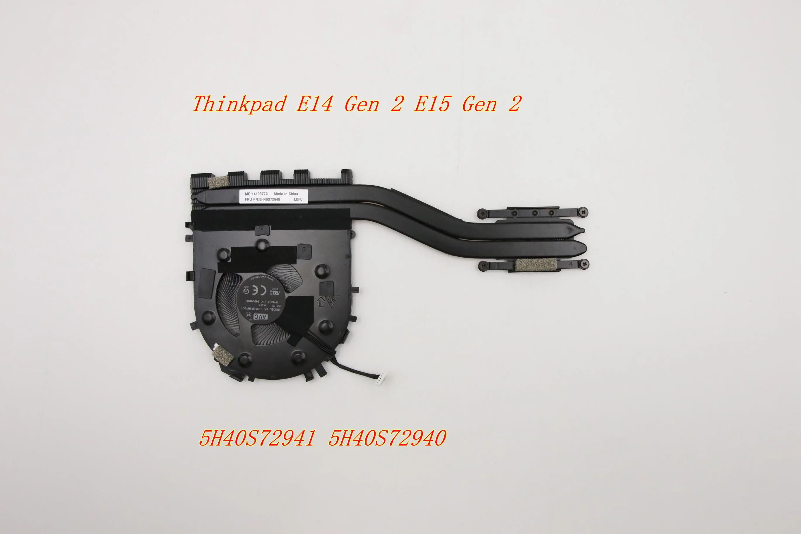 New/Orig For Lenovo Thinkpad E14 Gen 2 E15 Gen 2 Laptop UMA CPU Cooling Fan Heatsink Cooler  5H40S72941 5H40S72940