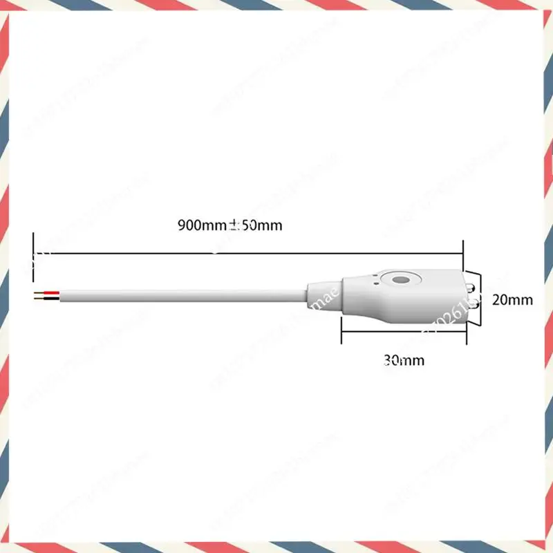 -A21Z 2X น้ํารั่วเครื่องตรวจจับแบบมีสายเซนเซอร์ 1 เมตรเซ็นเซอร์ระดับน้ํา Probe Dual เสาโลหะ