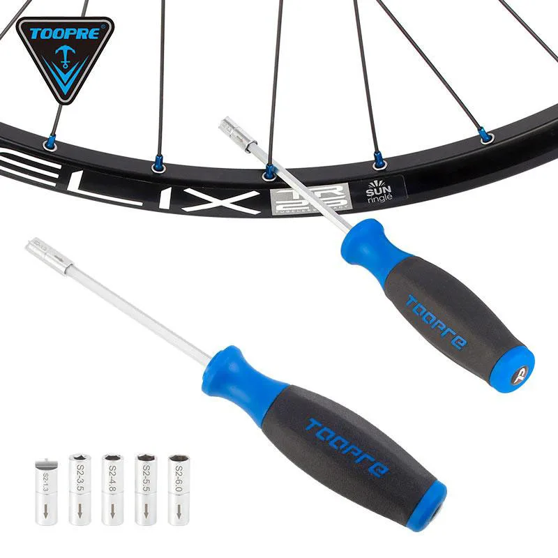 TOOPRE Bicycle Wheel Spoke Installation  Wrench Hidden Spoke Nipple Installation And Disassembly Socket Adjustment Tool