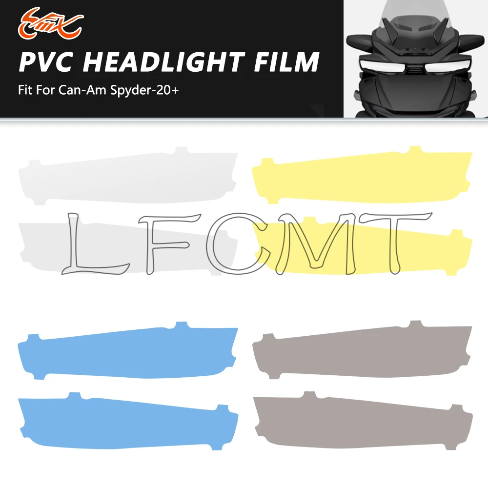 

Защитная пленка для фар мотоцикла, прозрачная, от царапин, подходит для Can-Am Spyder RT SE6 Limited Sea-To-Sky 2020-2025