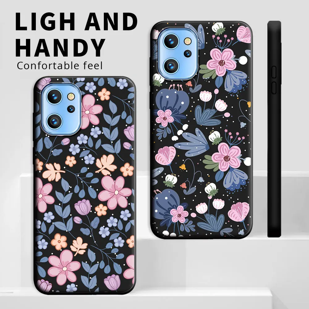 For Umidigi F3 F3S / S5 Pro Case Cartoon Cute Flower Shockproof Silicone Soft Phone Case For Umidigi G3 Max / G3 Plus Back Cover