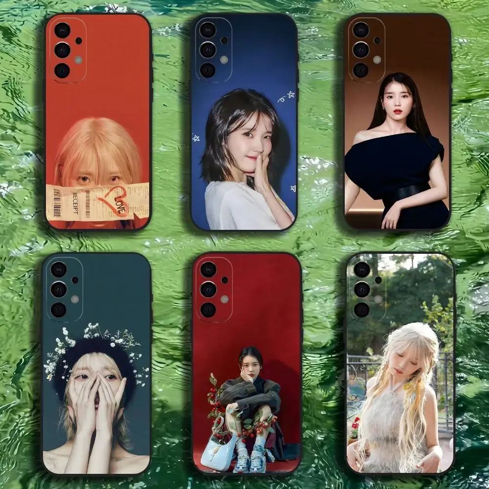 

Singer I-IU L-Lee Ji Eun Phone Case For Samsung S25,S24,S21,S22,S23,S30,Ultra,S20,Plus,Fe,Lite,Note,10,9,5G Black Cover