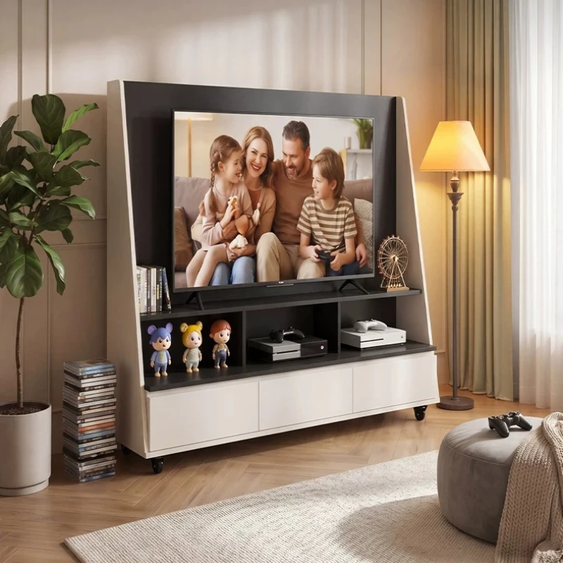 Natural Design Wood Tv Stand Decoration Organizer Bauhaus Entertainment Tv Cabinet Storage Universal Meuble Tele Home Furniture