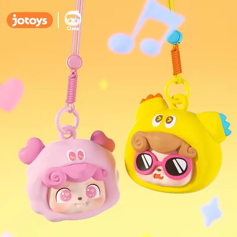 ชุดตุ๊กตาขนปุย Jotoys Q.Kid Emotional Hairy Monsters แบบสุ่มลาย  กระเป๋าใส่หูฟังสุดน่ารัก ของเล่นและของสะสมสุดฮิต