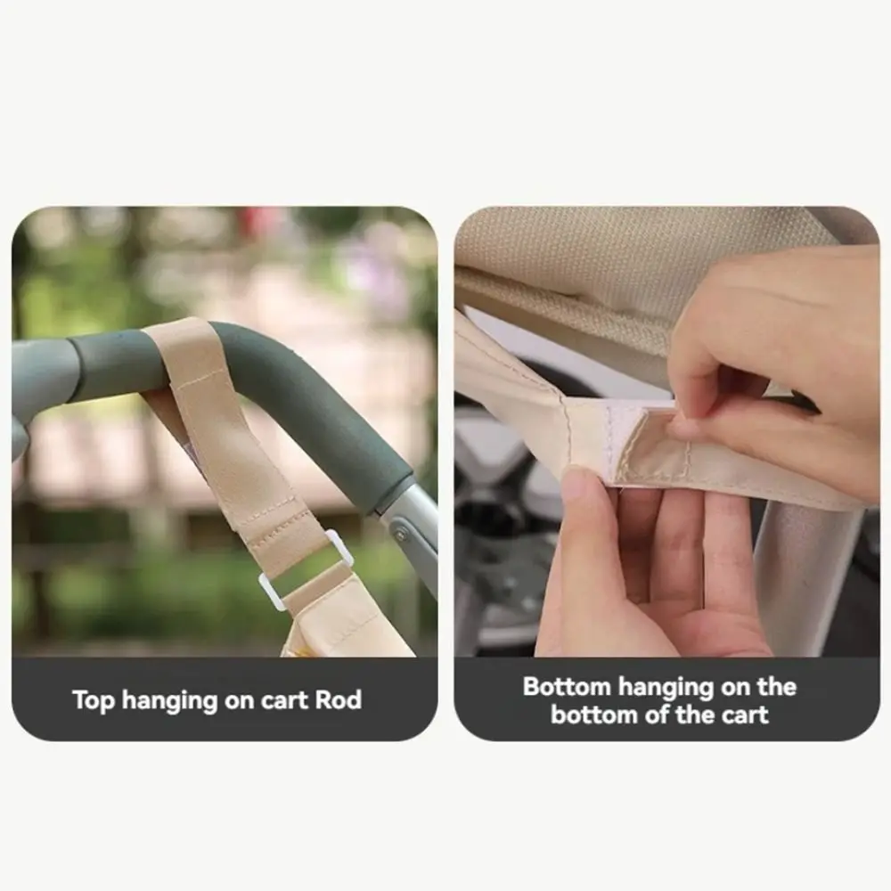 다기능 유모차 수납 가방 만화 대용량 유모차 걸이 가방 기저귀 병 곰 토끼 엄마 가방