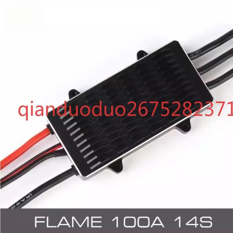 

Подходит для FLAME100A 14S TMOTOR Flame, высоковольтный, водонепроницаемый, с прямоугольной пульсацией, бесщеточный электронный регулятор скорости для моделей самолетов.