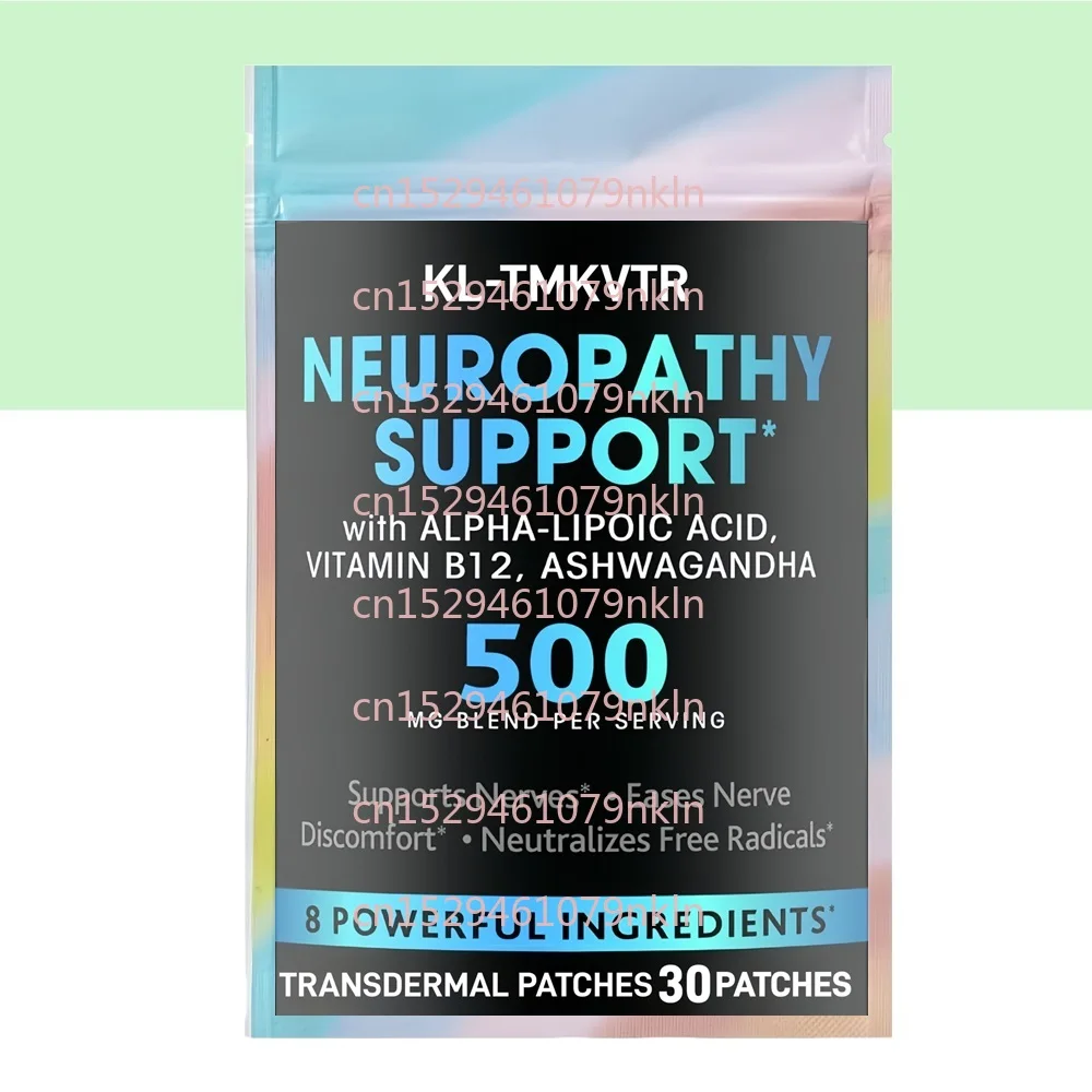 

30 пластырей для поддержки при невропатии с альфа-липоевой кислотой для естественного облегчения нервного дискомфорта