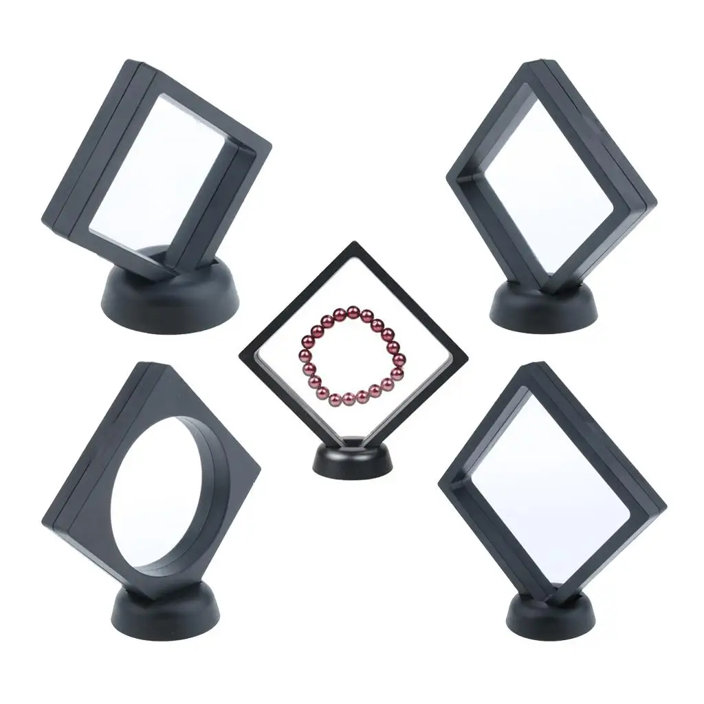 Jewelry 3D Floating Display Case Box Exhibition, Collectibles Display, image 4