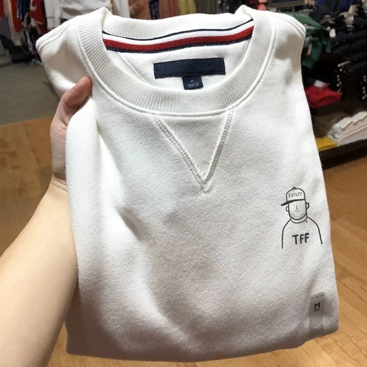 

Мужские и женские длинные худи от бренда Outlet, модные и универсальные, осенняя одежда, 100% хлопок, повседневный стиль, круглый вырез.