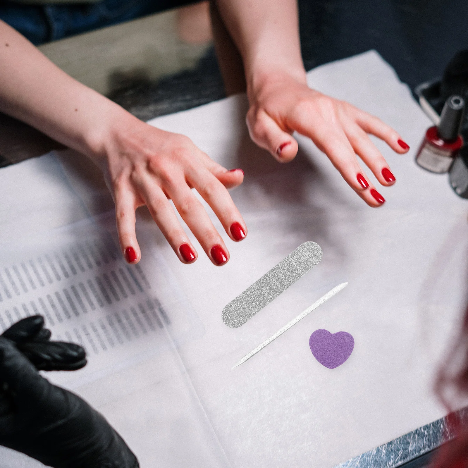 

10Sets Comprehensive Nail Tool Set Professional Filing Shaping Buffing Accessories for Home and Salon Durable Easy to Use