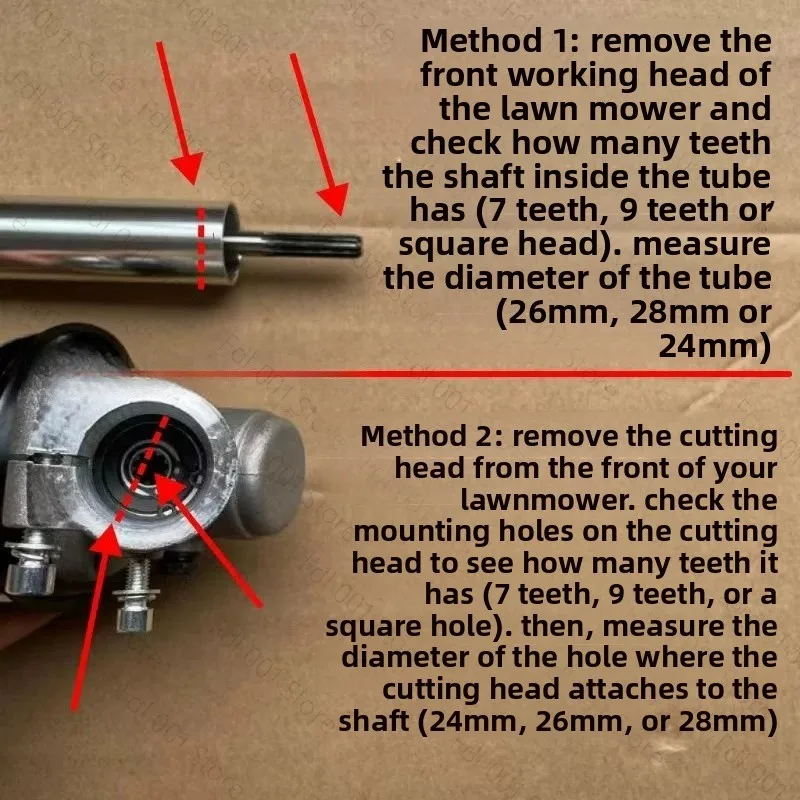 Trimmer Attachment Hedge Cutter Head for Brush Cutter Lawn Mower Pole Pruner
