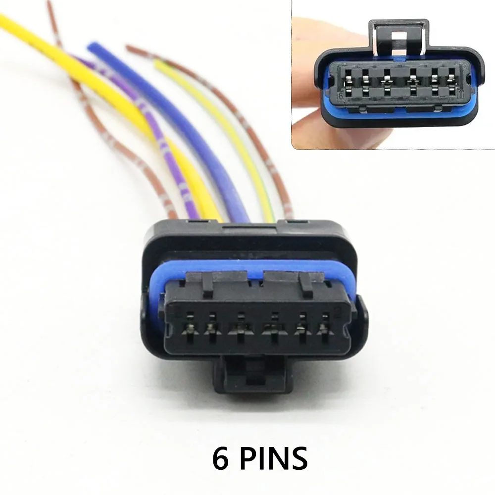 6 PINS Fuel Pump Wiring Harness Plug Connector Cable For Land Rover Range Rover Evoque Freelander 2 Discovery LR3 LR4 04-19