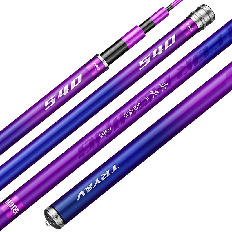 TRUVEX Lingtian 2nd Gen Taiwan Fishing Rod 8.1M 9M High Carbon Ultralight Super Stiff Freshwater Carp Big Game Rod