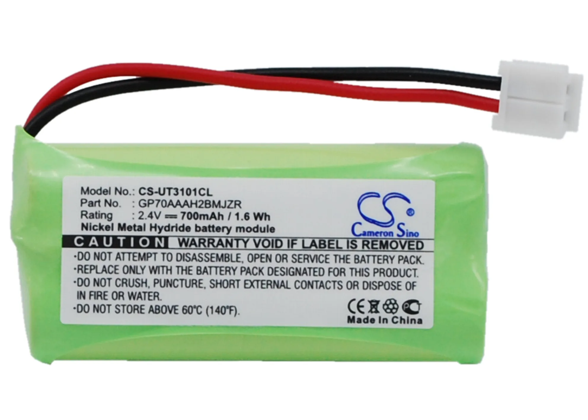 CS 700mAh Battery for SANIK 2SNAAA70HSJ1 Uniden BBTG0743001 GP 75AAAH2BMJZR V TECH BT8300 Clarity BT184342 AT&T 2SNAAA70H-SX2F