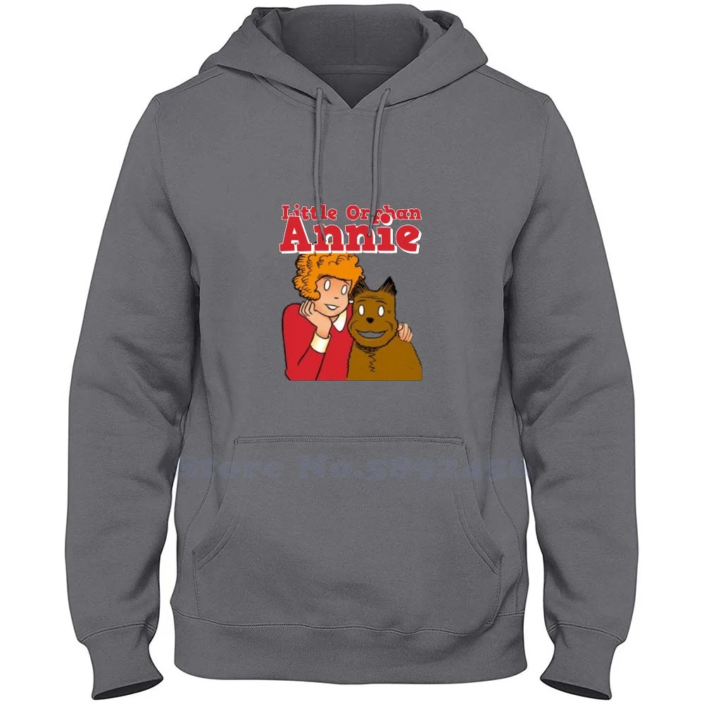 Little Orphan Annie Long Sleeve Sweatshirt Casual 100% cotton Hoodie