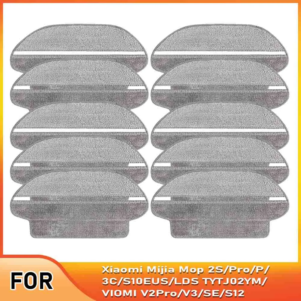 Pano de esfregão de separação seca e molhada para Xiaomi Mijia Mop 2S/Pro/P/3C/S10EUS/LDS STYTJ02YM/ VIOMI V2Pro/V3/SE/S12 Peça de aspirador de pó