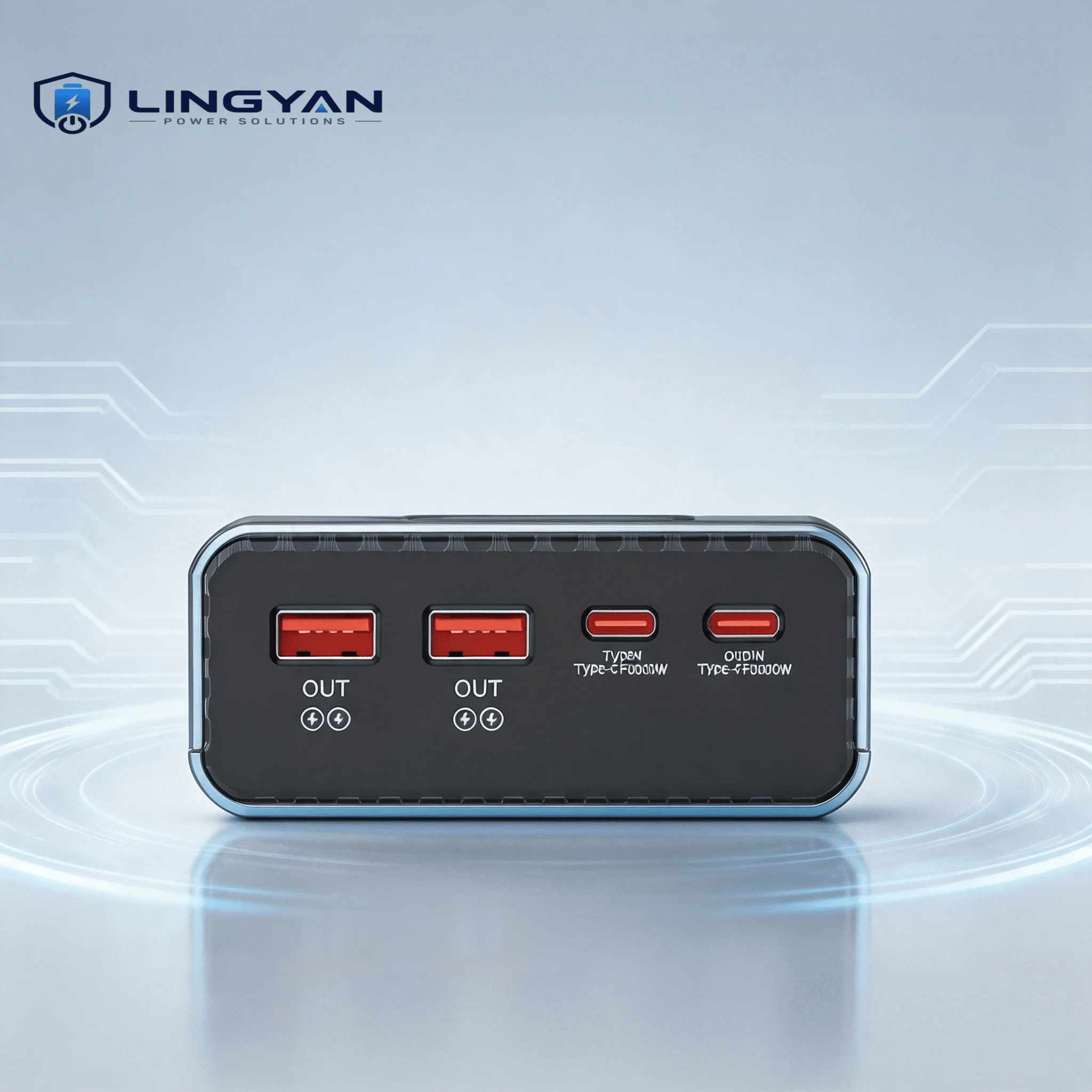 Laptop Phone Power Shell PD100W 6×21700 DIY Power Bank Case Fast Charging PPS PD3.0 QC3.0 Portable Housing, Battery Not Included