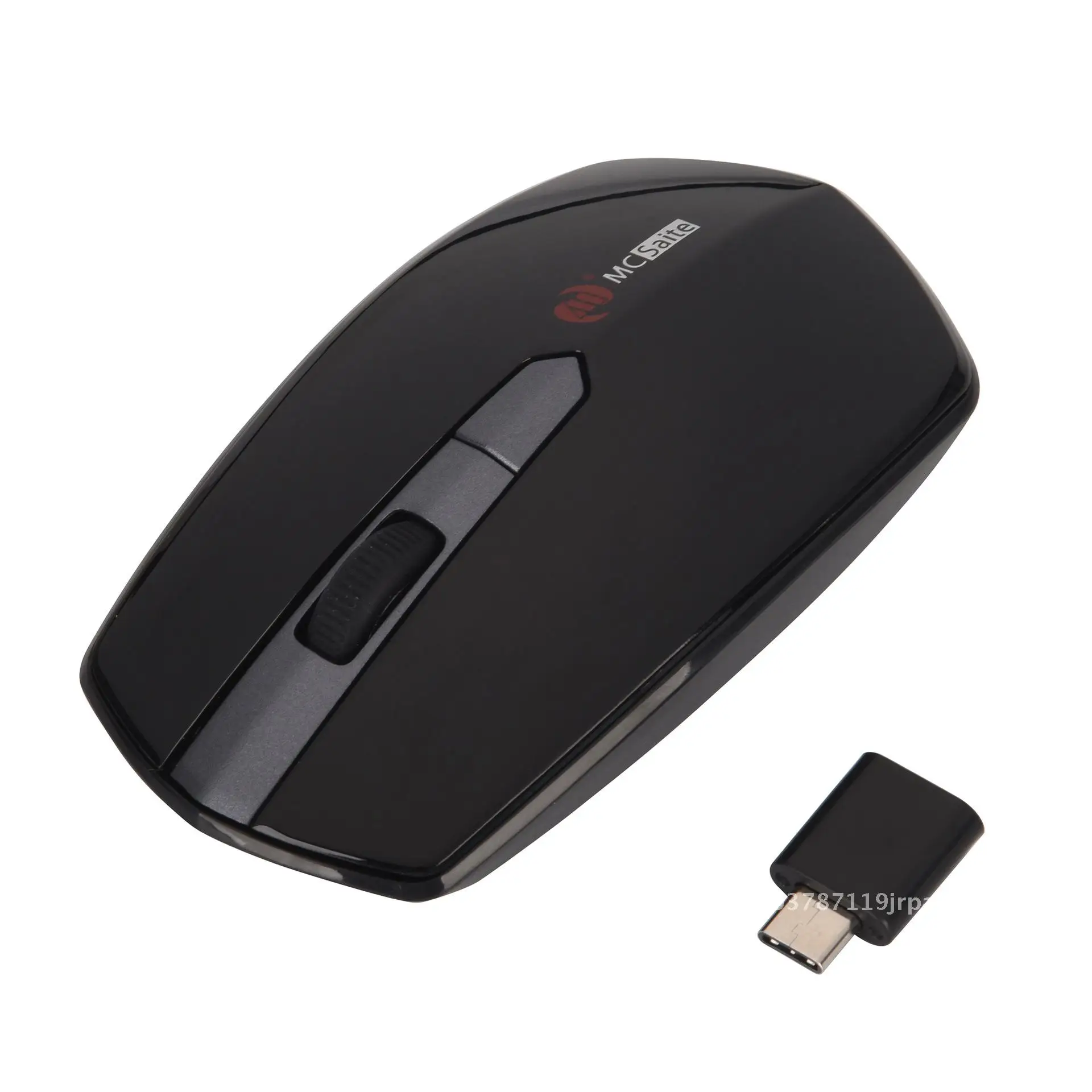 

MC-369AG Wireless Type-C Mini Ultra-Thin Mouse Compact Office Home Gaming USB-C Interface 1200dpi Optical Resolution Black