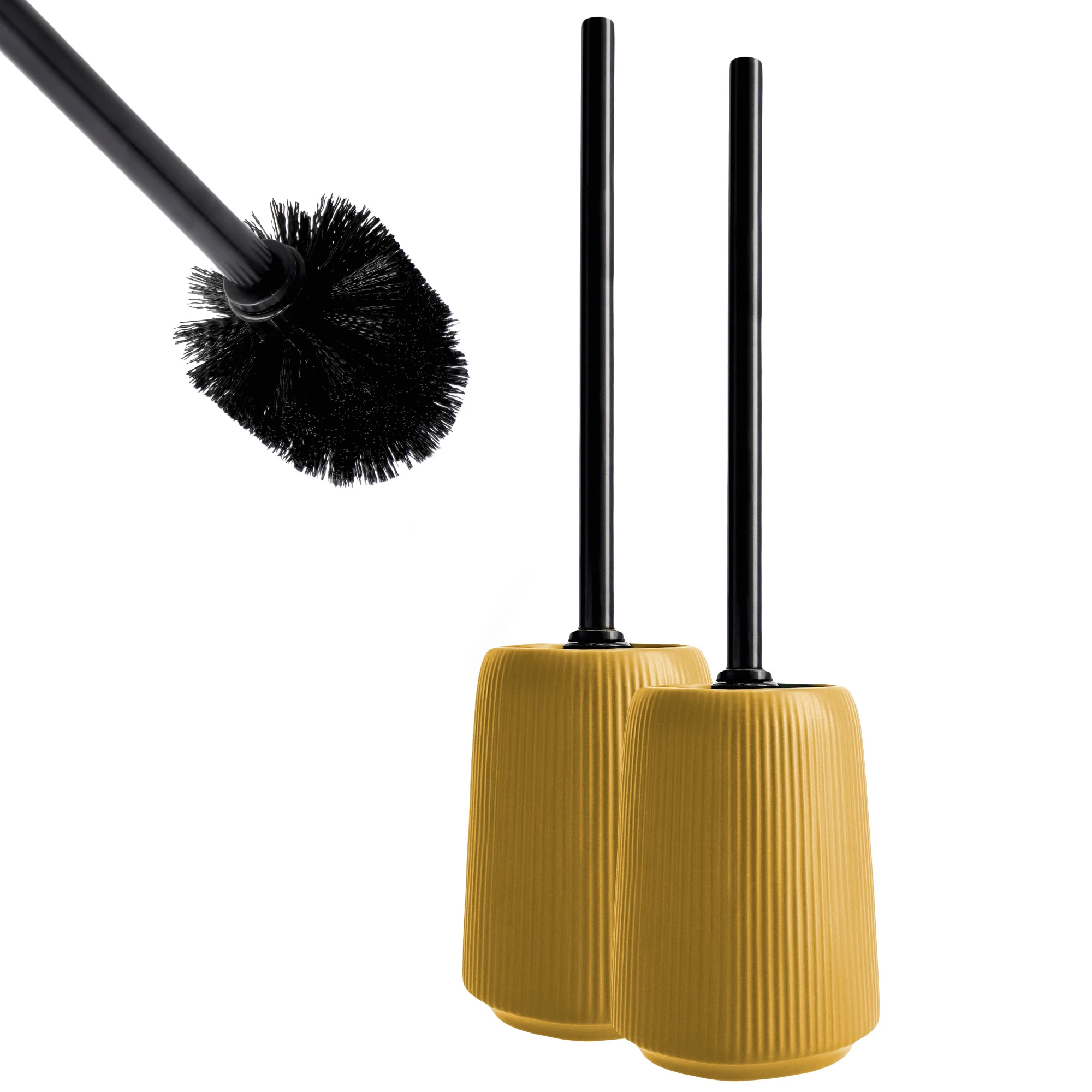 KADAX Toilet Toilet WC Borstel Rond Met Staande Container Set 2-delig