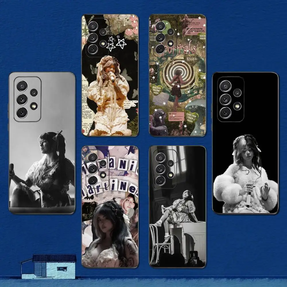 

M-Melanie Singer M-Martinez Phone Case For Samsung S22,S21,S20,S10,S9,S25,S24,S23,Ultra,FE,Plus,Lite,Soft Silicone Black Cover