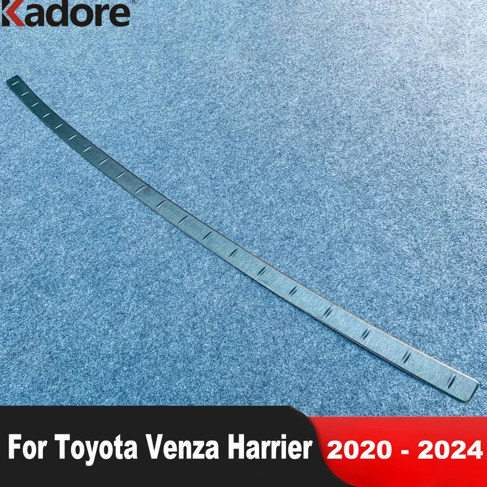 

Для Toyota Venza Harrier 2020-2022 2023 2024, стальная крышка заднего багажника, бампера, накладка на порог задней двери, защита автомобильных аксессуаров
