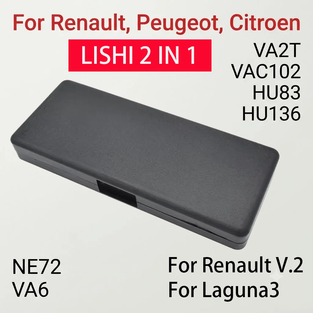 LiShi 2 in 1 VA2T VA2 HU83 NE72 VAC102 HU136 VA6 for Renault V.2 Laguna3 Locksmith Tools For Renault,Citroen Peugeot car keys