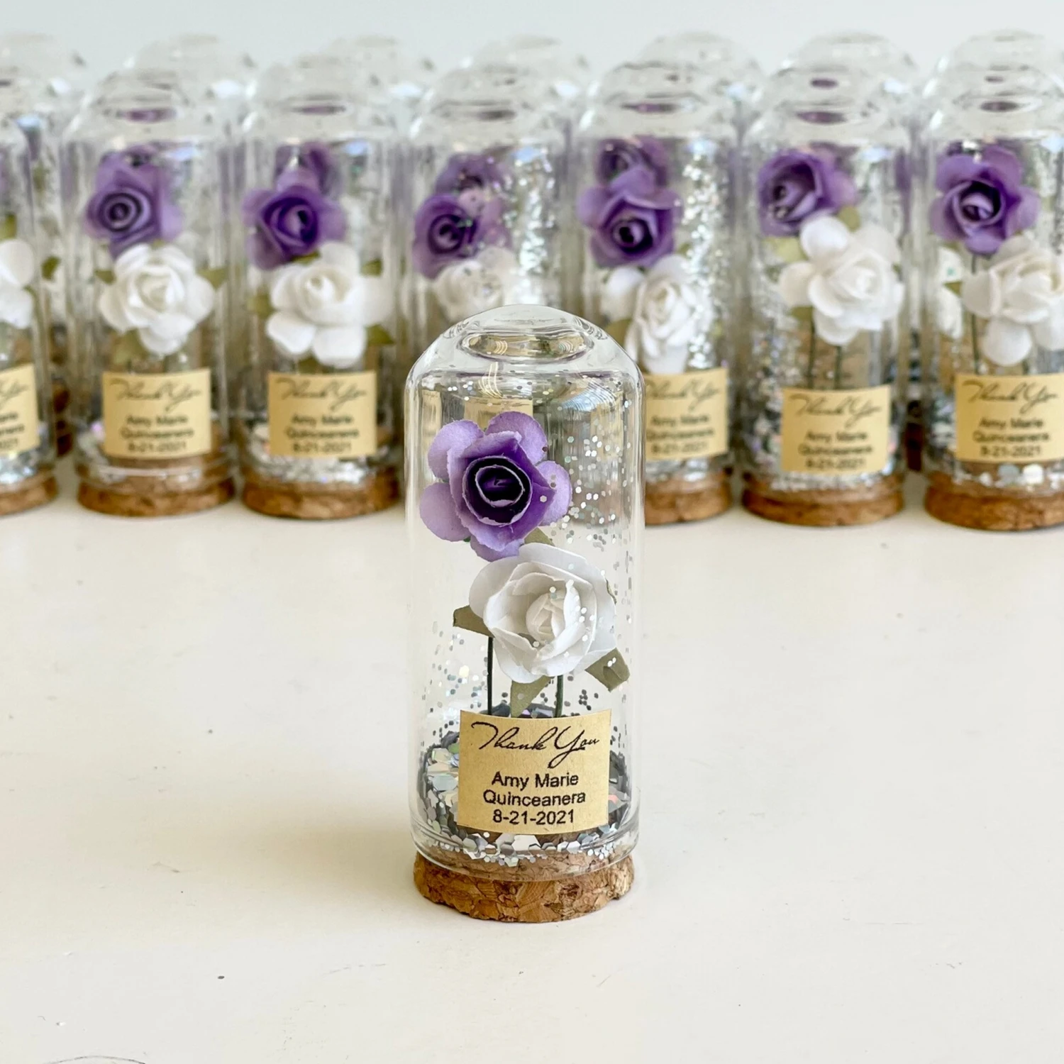 

10Pcs Bulk Wedding Favors for Guests, Custom Party Favors, Personalized Bachelorette Favors, Beauty and the Beast Favors, Purple