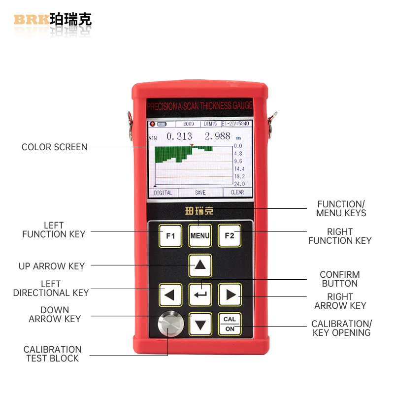 PMT-360 Ultrasonic Thickness Gauge For High-Precision Thickness Measurement Of Coated Metal Steel Plates And Sheets