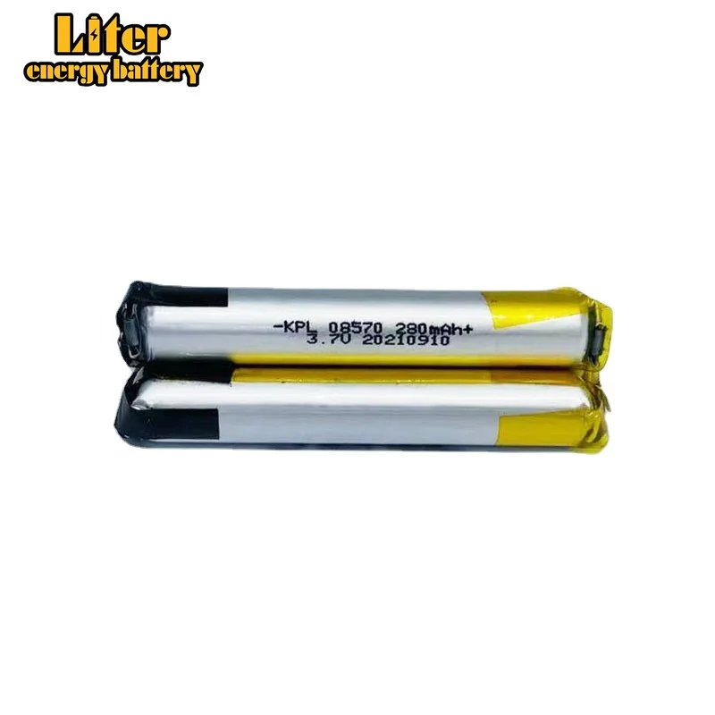 08570 Cylinder polymer Lithium Battery Simple pack Adhesive Power tools Toy battery electric pen