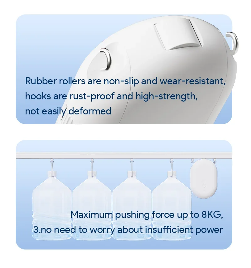 Tuya Smart Zigbee Bluetooth Electric Curtain Motor With Hooks Curtain Pusher Robot Remote Control Automatic Curtain Assist
