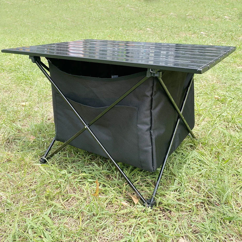 

Customizable Outdoor Camping Hiking Ultra-light Portable Aluminum Alloy Folding Table with Storage Bag
