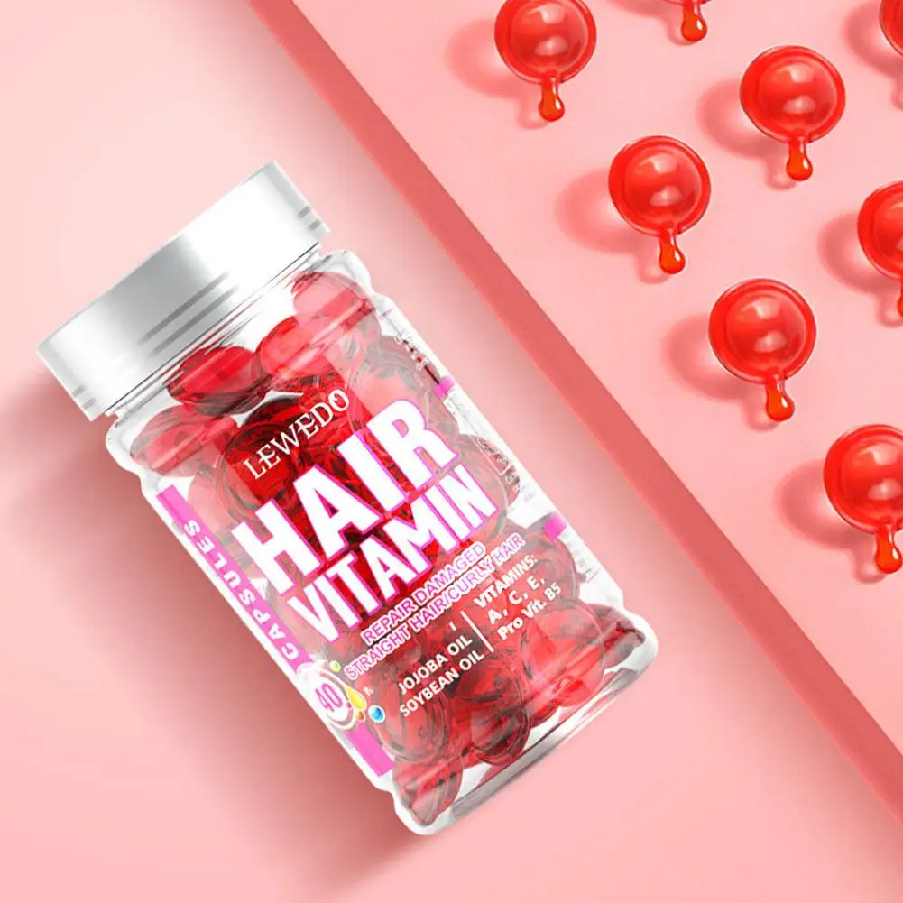 زيت أساسي وردي لإصلاح الشعر ، شعر حريري ناعم ، كبسولة فيتامين ، علاج مغذي ، شعر تالف ، قوة المصل ، العناية بالشعر