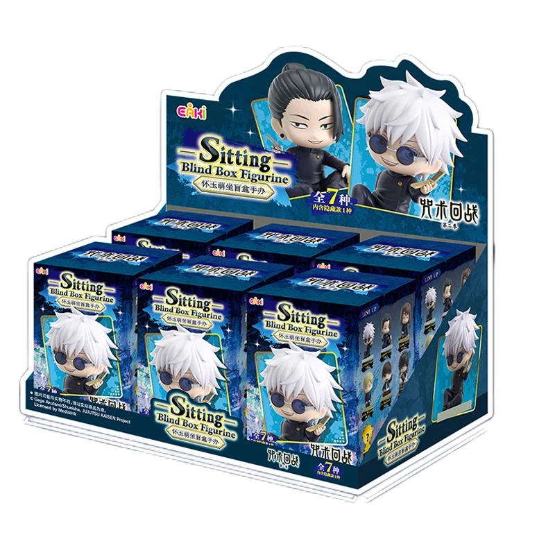 2026 new EAKI Jujutsu Kaisen Figurine Blind Box PVC Anime Action Figure Gojo Satoru Geto Suguru Fushiguro Toji Toy birthday Gift