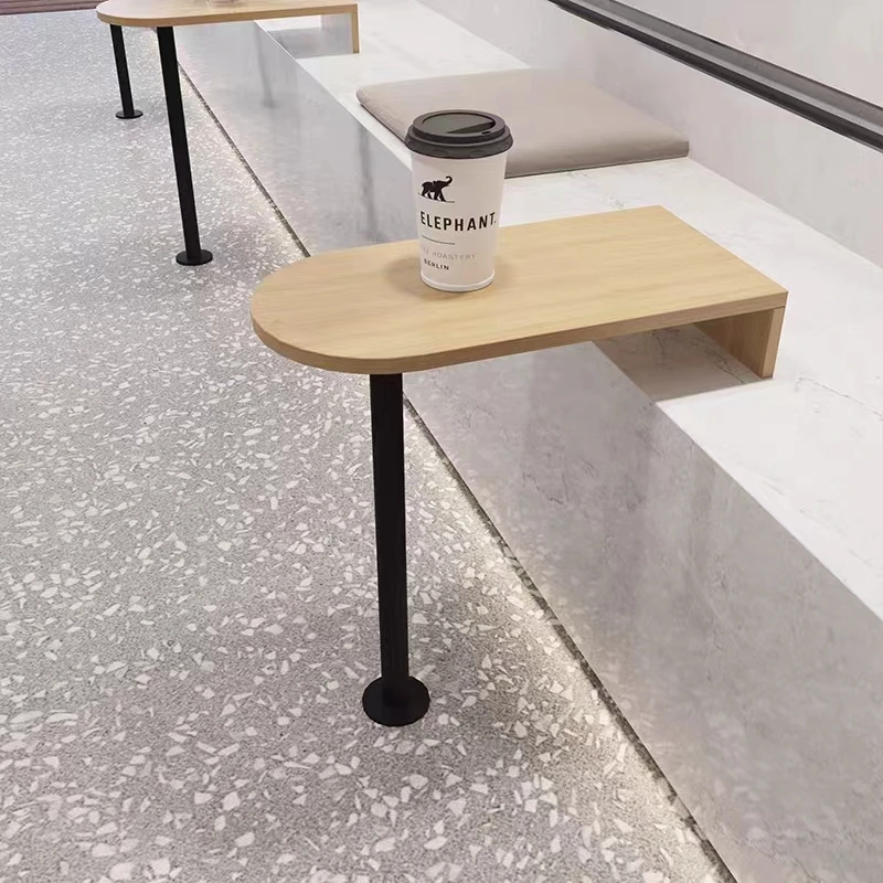 Wall Mounted Cafe Table for Milk Tea Shop Nordic Dining Tables Space Saving Breakfast Counter Durable