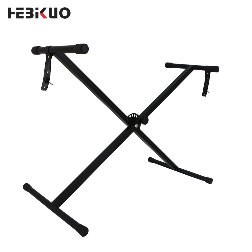 HEBIKUO Q-1X keyboard music stand 54/61keys adjustable large single X piano keyboard stand