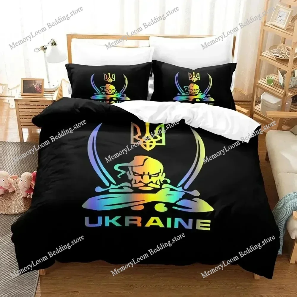 

Unique Ukrainian Flag UKRAINE Print Bedding Set: Lightweight & Breathable, Ideal for Everyday Use and Gift Giving.