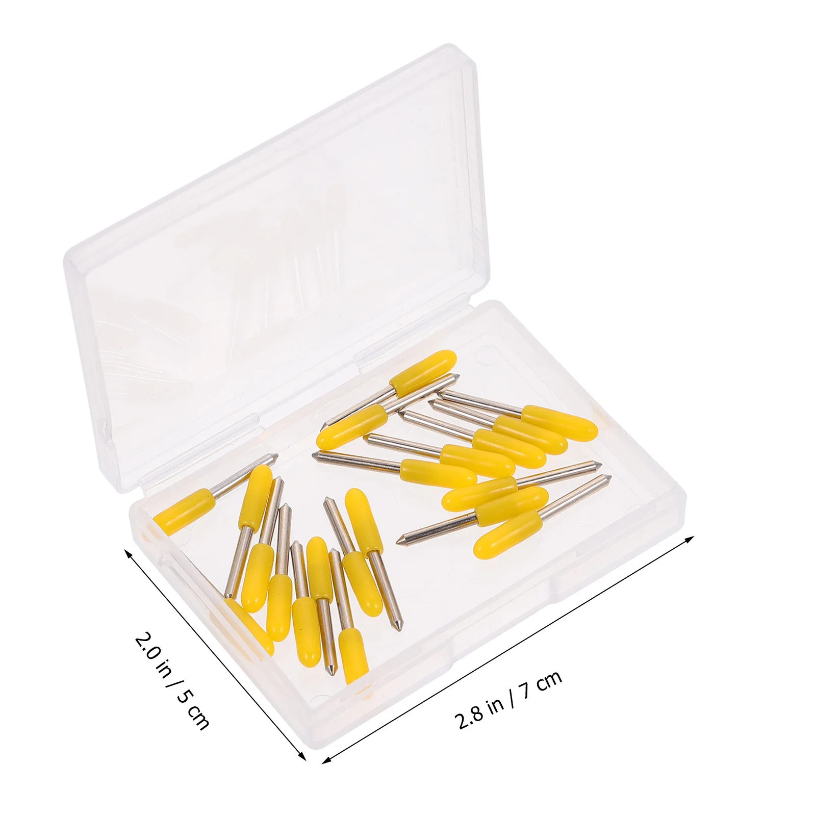 

20Pcs Lettering Cutting Blades Durable High Precision Engraving Cutter Tools for Cutting Plotter Computer Lettering