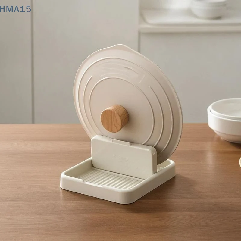 【YA】Space Saving Foldable Kitchen Pot Lid Holder Spoon Rest Heat Resistant Rack for Stove Top Countertop Cooking Baking